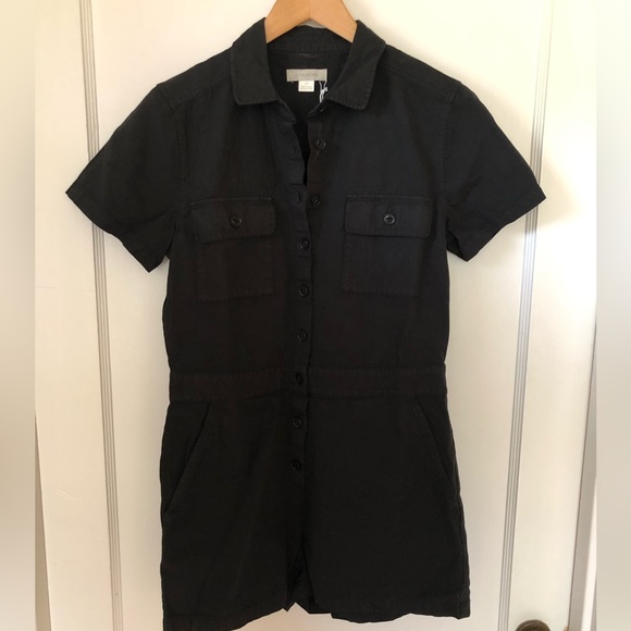 Outerknown S.E.A. Suit Shortall in Pitch Black. Size Small. - Picture 5 of 8